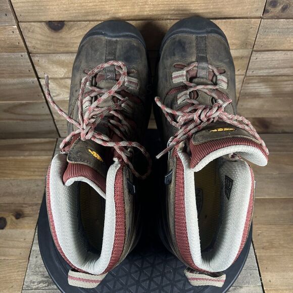 KEEN Utility Womens Sz 9.5 Detroit XT Mid Height Waterproof Work Boots Steel Toe - Picture 5 of 10